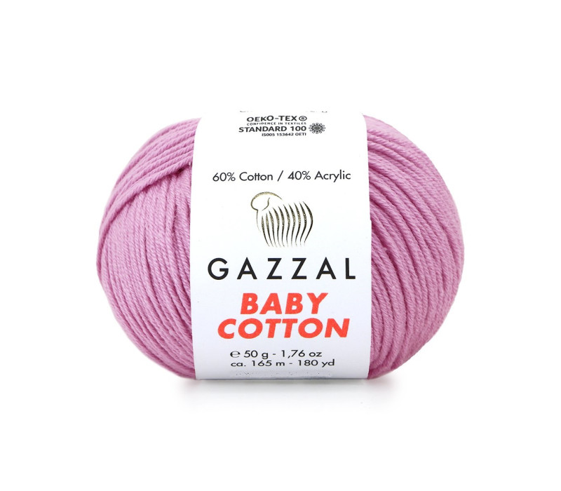 Пряжа Gazzal BabyCotton 3422