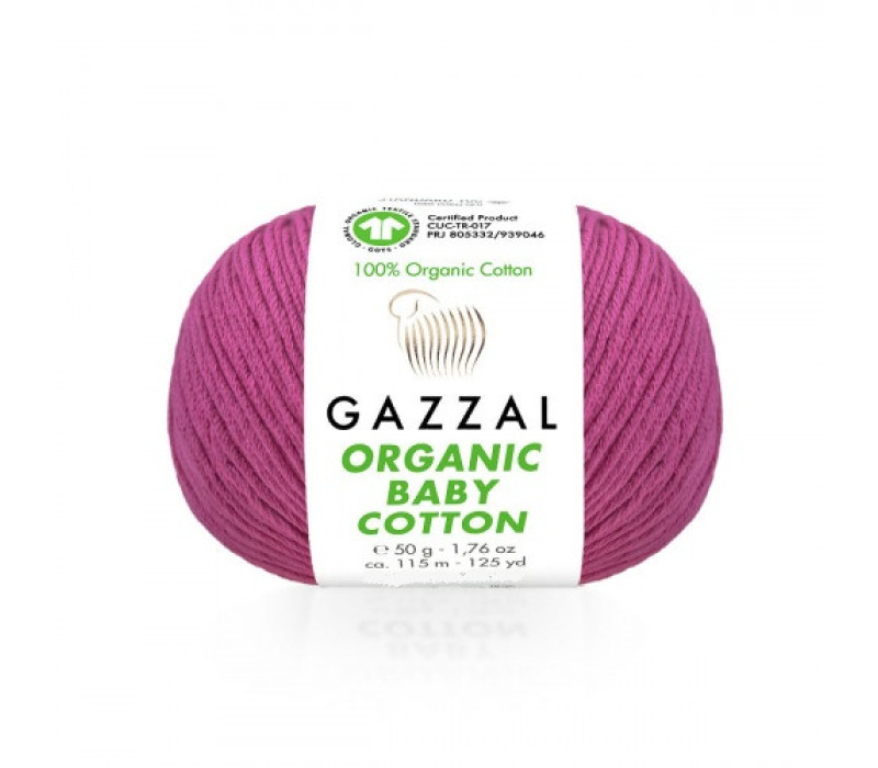 Пряжа Gazzal Organic Baby Cotton 454 Пряжа Gazzal Organic Baby Cotton 454