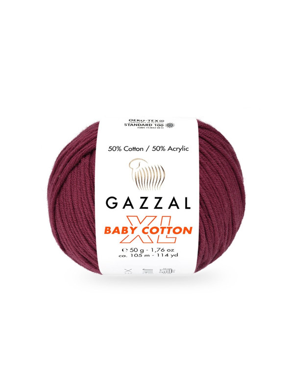 Пряжа Gazzal BabyCotton XL 3442