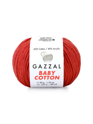 Пряжа Gazzal BabyCotton 25 цвет 3418