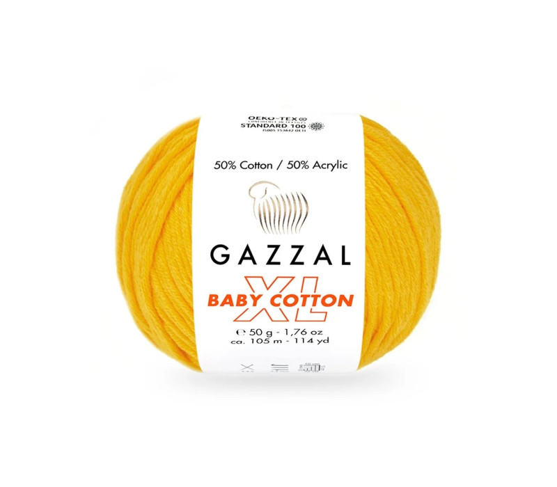 Пряжа Gazzal BabyCotton XL 3417 Пряжа Gazzal BabyCotton XL 3417