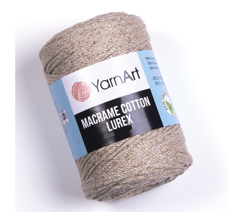 Пряжа YarnArt Macrame Cotton lurex 735 Пряжа YarnArt Macrame Cotton lurex 735