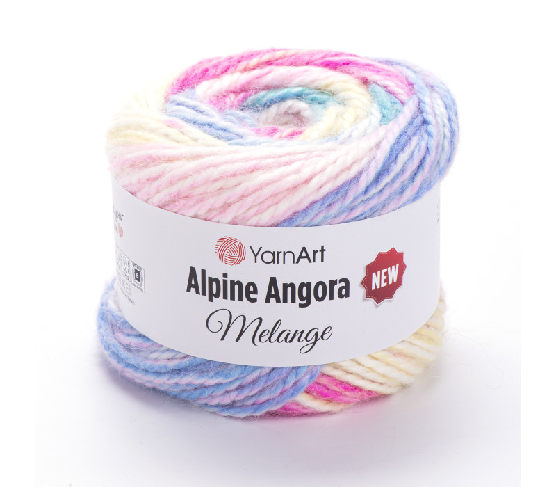 Пряжа YarnArt Alpine Angora Melange New 6402