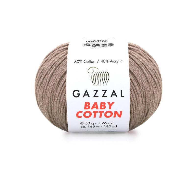 Пряжа Gazzal BabyCotton 3434