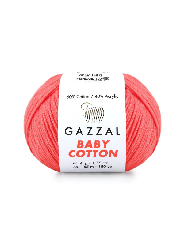 Пряжа Gazzal BabyCotton 3460