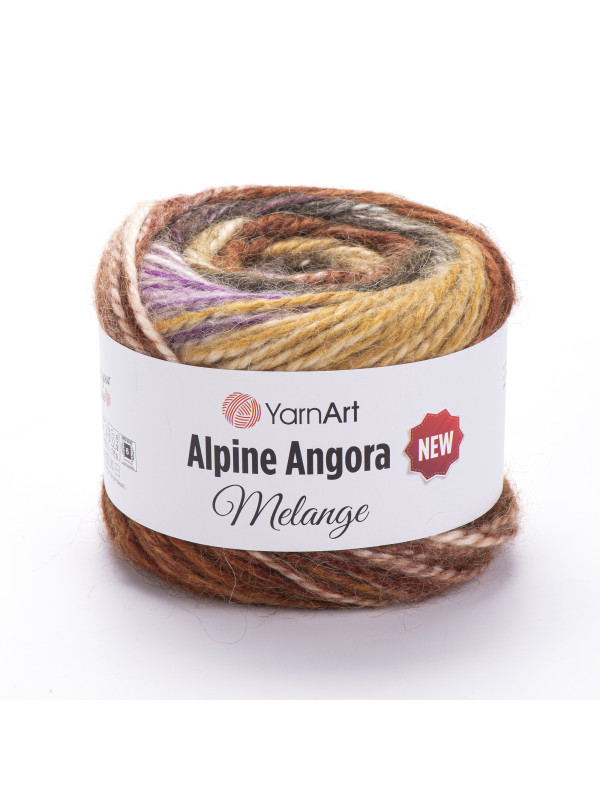 Пряжа YarnArt Alpine Angora Melange New 6410