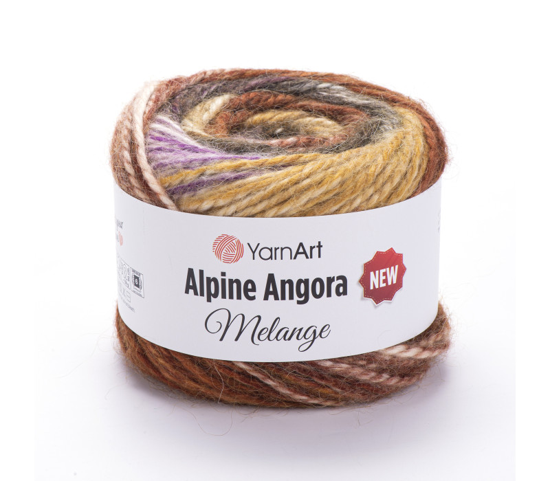 Пряжа YarnArt Alpine Angora Melange New 6410