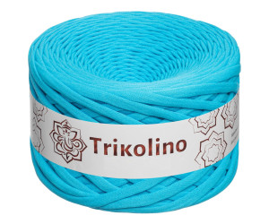 Пряжа трикотажная 7-9 мм "Trikolino" 100м. Небесно-голубой