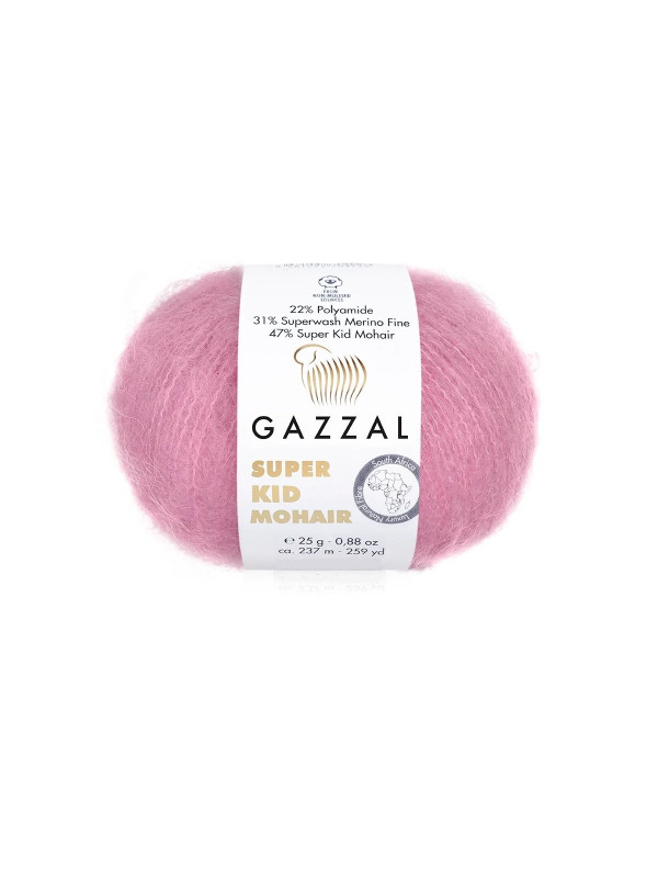 Пряжа Gazzal Super Kid Mohair 64412