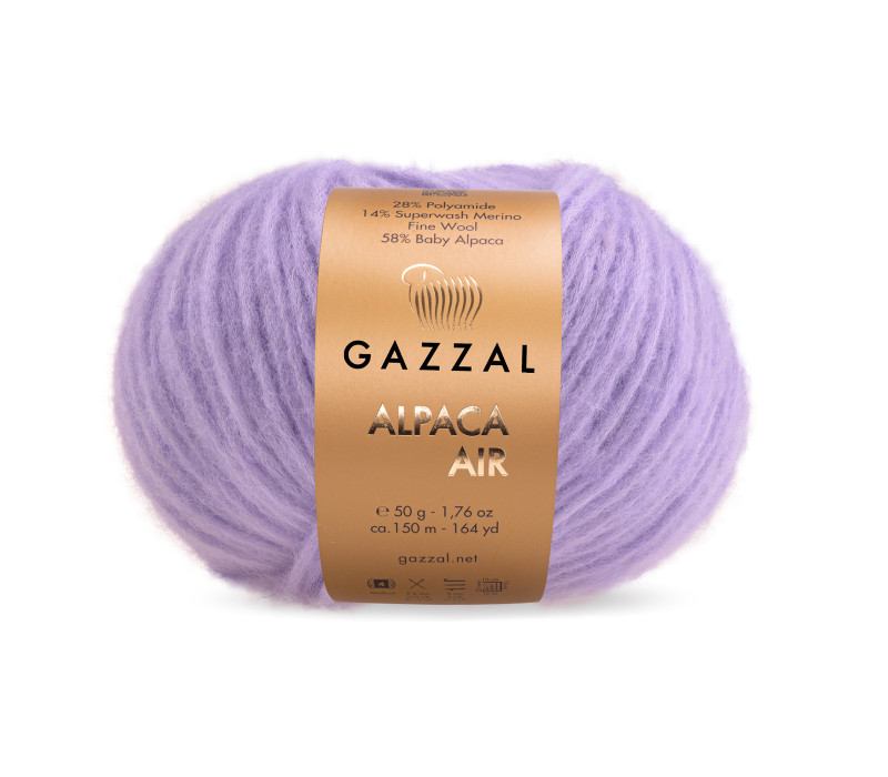 Пряжа Gazzal Alpaca Air 90
