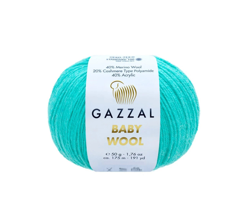 Пряжа Gazzal Baby Wool 832 Пряжа Gazzal Baby Wool 832