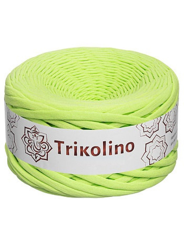 Пряжа трикотажная 7-9 мм "Trikolino" 100м. Лайм