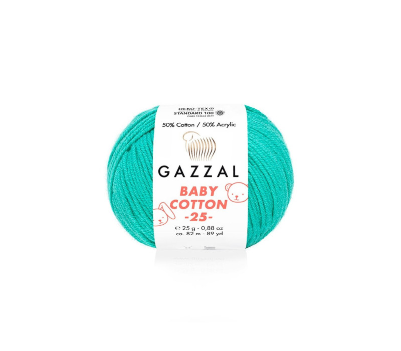 Пряжа Gazzal BabyCotton 25 цвет 3426
