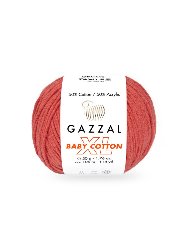 Пряжа Gazzal BabyCotton XL 3418