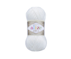 Пряжа Alize Diva 450 Pearl