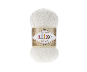 Пряжа Alize Diva 450 Pearl