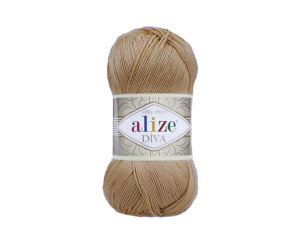 Пряжа Alize Diva 369 Caramel