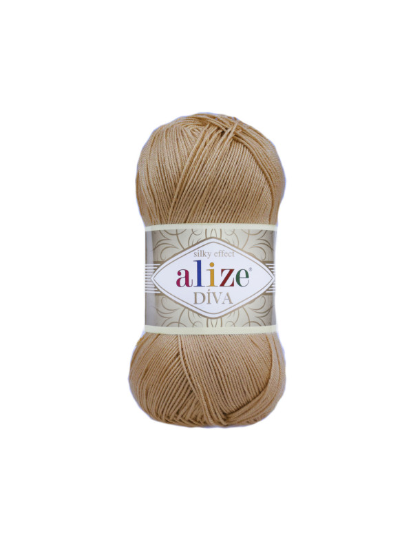 Пряжа Alize Diva 369 Caramel