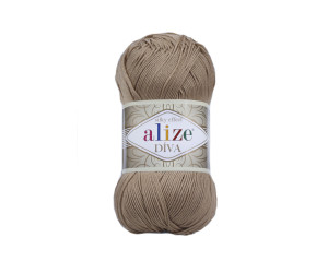 Пряжа Alize Diva 369 Caramel