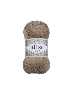 Пряжа Alize Diva 369 Caramel