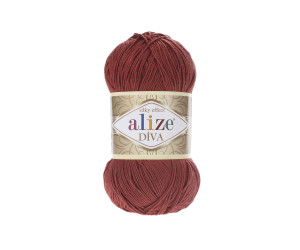 Пряжа Alize Diva 320 Red Wood