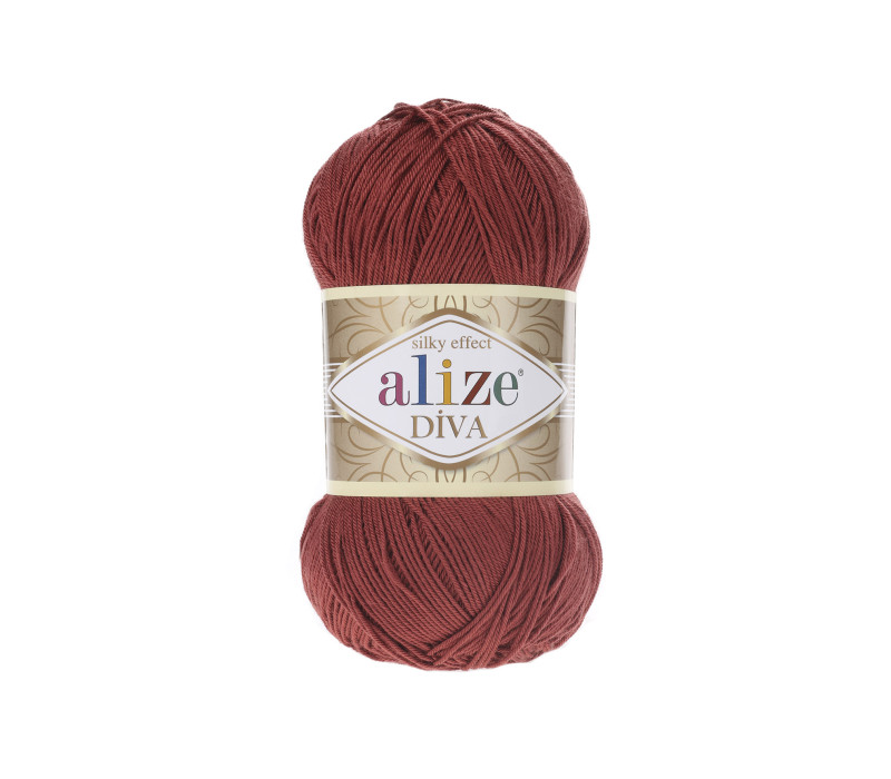 Пряжа Alize Diva 320 Red Wood Пряжа Alize Diva 320 Red Wood