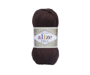 Пряжа Alize Diva 26 Brown