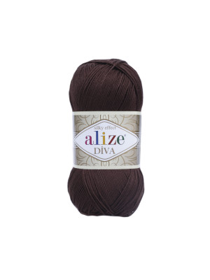 Пряжа Alize Diva 26 Brown