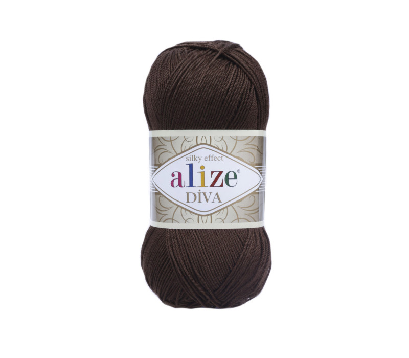 Пряжа Alize Diva 26 Brown