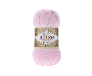 Пряжа Alize Diva 185 Baby pink