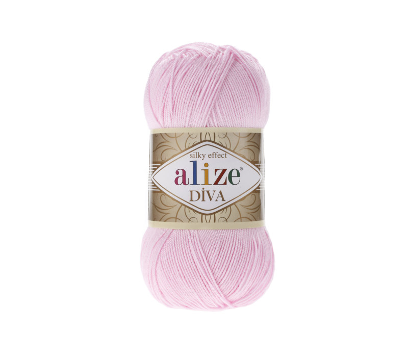 Пряжа Alize Diva 185 Baby pink