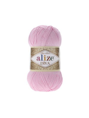 Пряжа Alize Diva 185 Baby pink