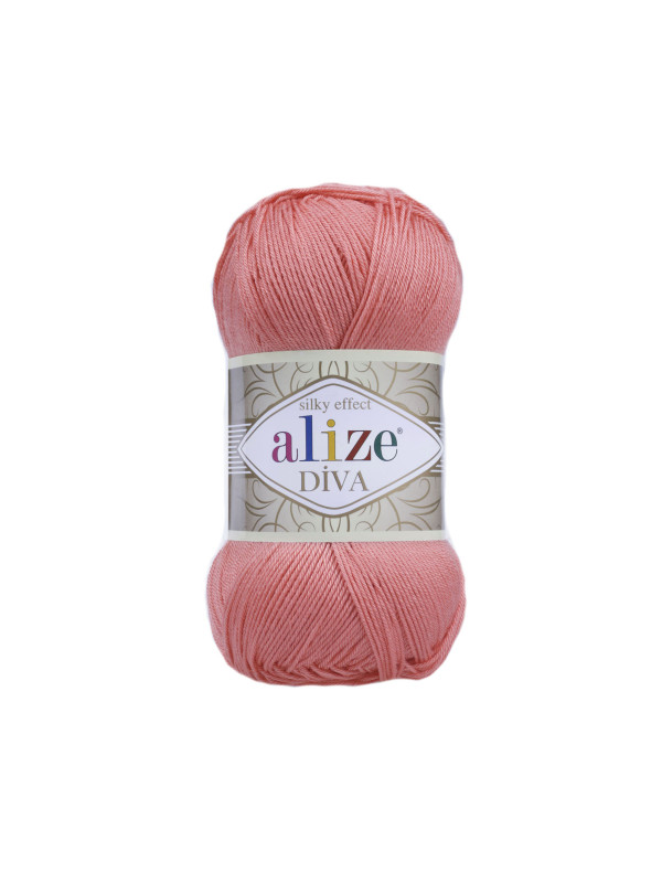 Пряжа Alize Diva 619 Coral