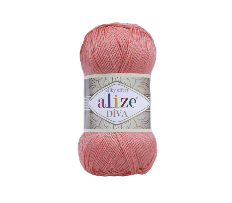 Пряжа Alize Diva 619 Coral