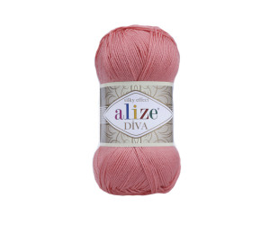 Пряжа Alize Diva 619 Coral