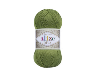 Пряжа Alize Diva 210 Green