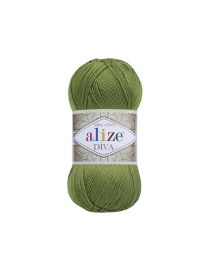 Пряжа Alize Diva 210 Green