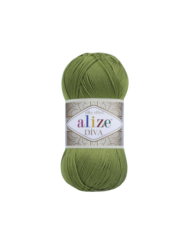 Пряжа Alize Diva 210 Green