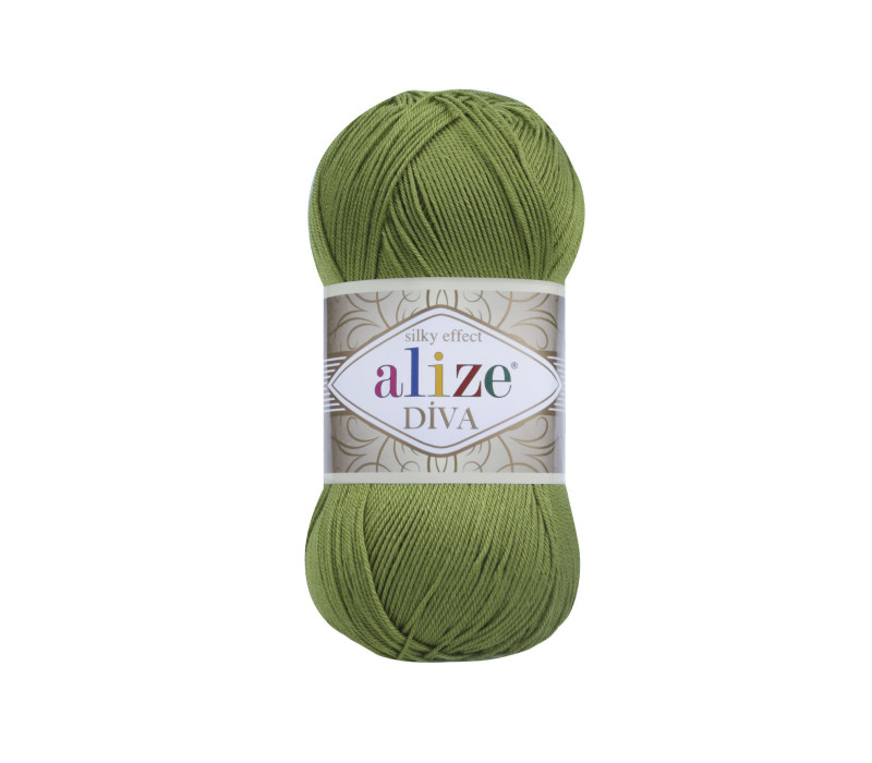 Пряжа Alize Diva 210 Green