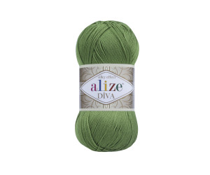 Пряжа Alize Diva 210 Green