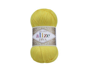 Пряжа Alize Diva 110 Yellow
