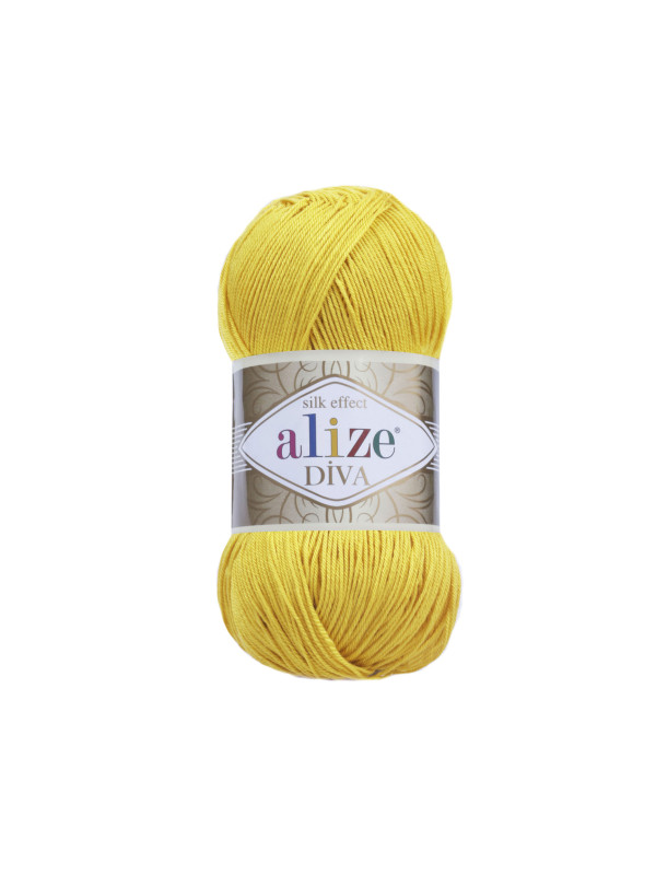 Пряжа Alize Diva 110 Yellow