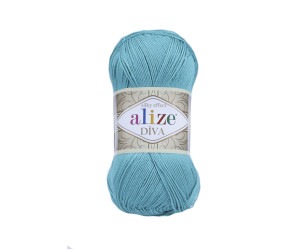Пряжа Alize Diva 610 Jade