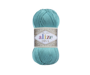 Пряжа Alize Diva 376 Cyan