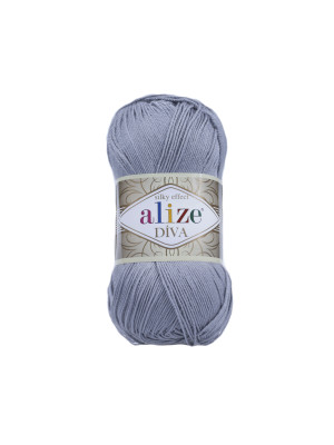 Пряжа Alize Diva 355 Grey