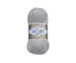 Пряжа Alize Diva 355 Grey