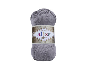 Пряжа Alize Diva 348 Smoky