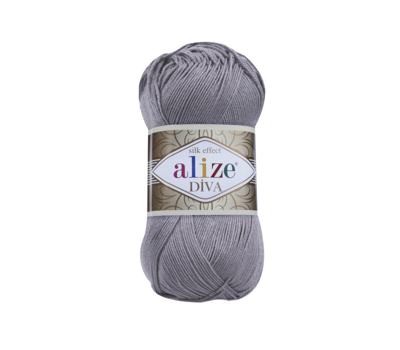 Пряжа Alize Diva 348 Smoky