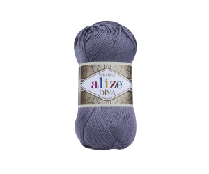 Пряжа Alize Diva 348 Smoky
