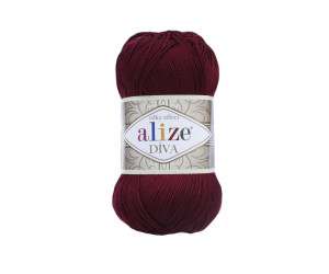 Пряжа Alize Diva 57 Bordeaux